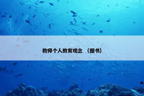 教师个人教育观念 （图书）