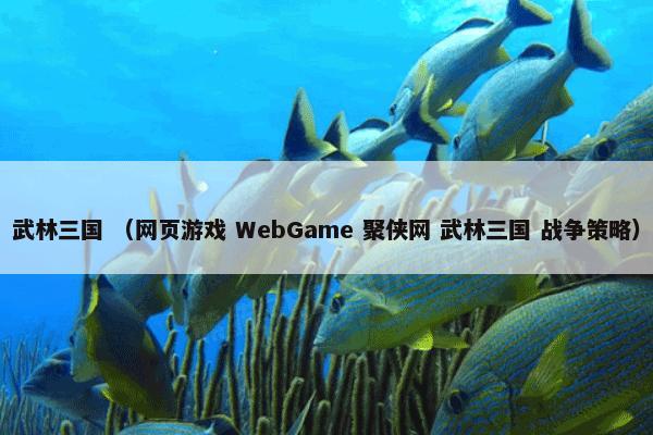 武林三国 （网页游戏 WebGame 聚侠网 武林三国 战争策略）