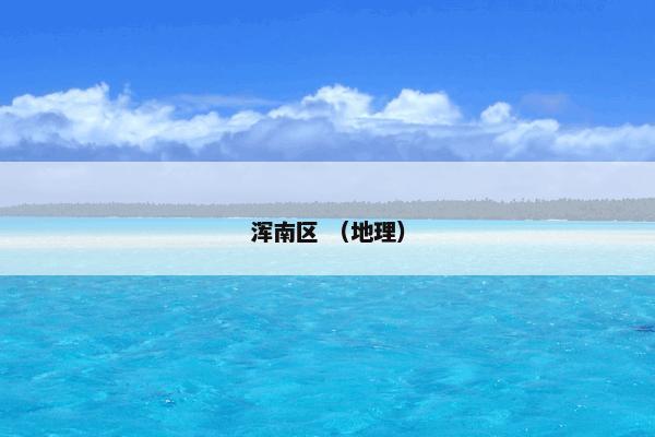 浑南区 （地理）