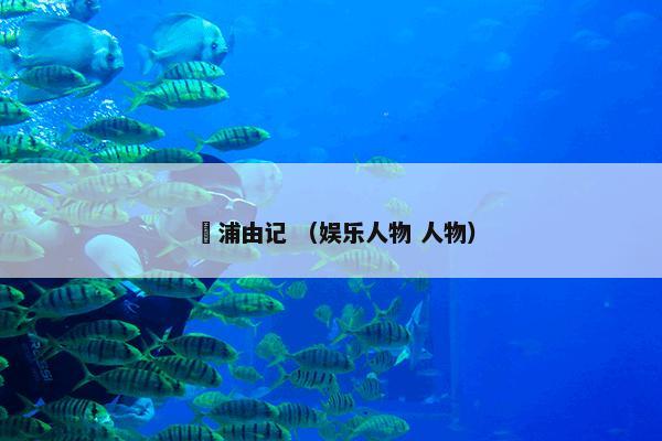 梶浦由记 （娱乐人物 人物）