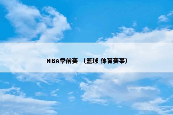 NBA季前赛 （篮球 体育赛事）