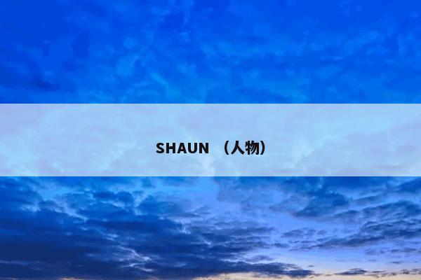 SHAUN （人物）